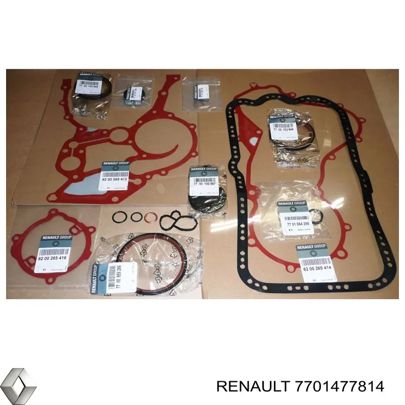 Comprar 7701477814 Renault (RVI) Juego de juntas inferiores del motor