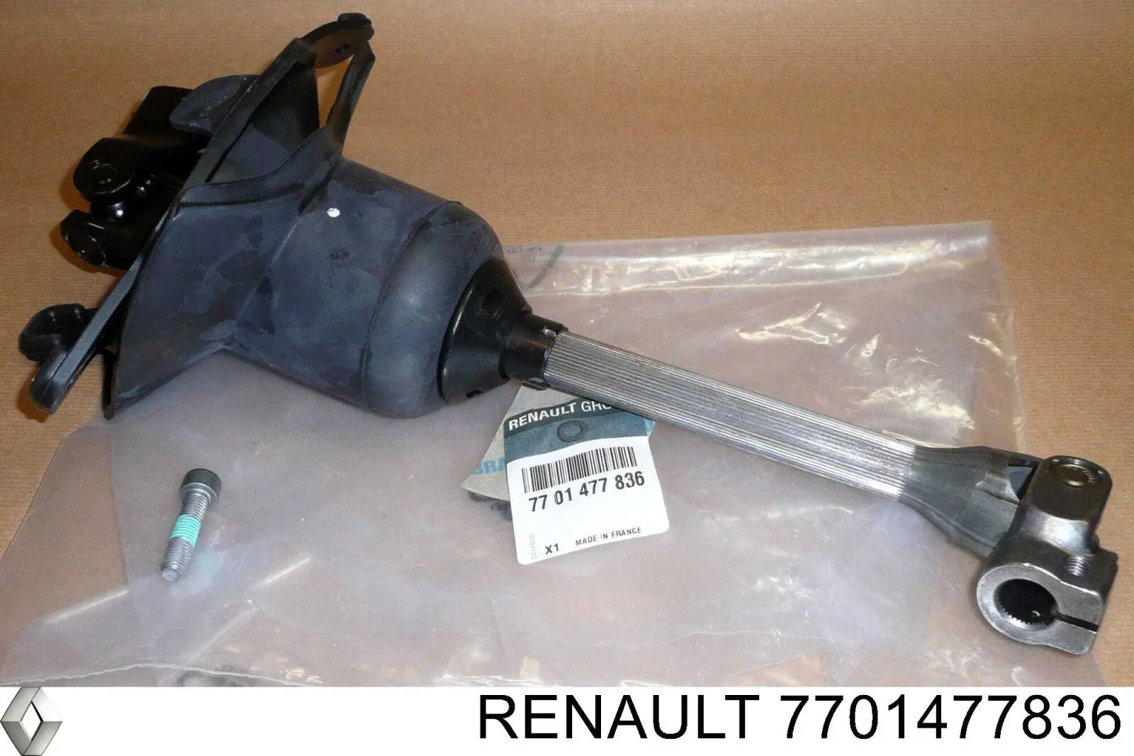 Eje superior de la columna de dirección Renault (RVI) 7701477836