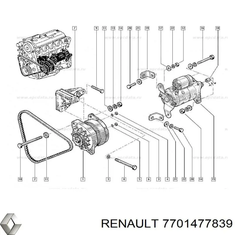 8200168907 Renault (RVI) respiradero de la caja de cambios