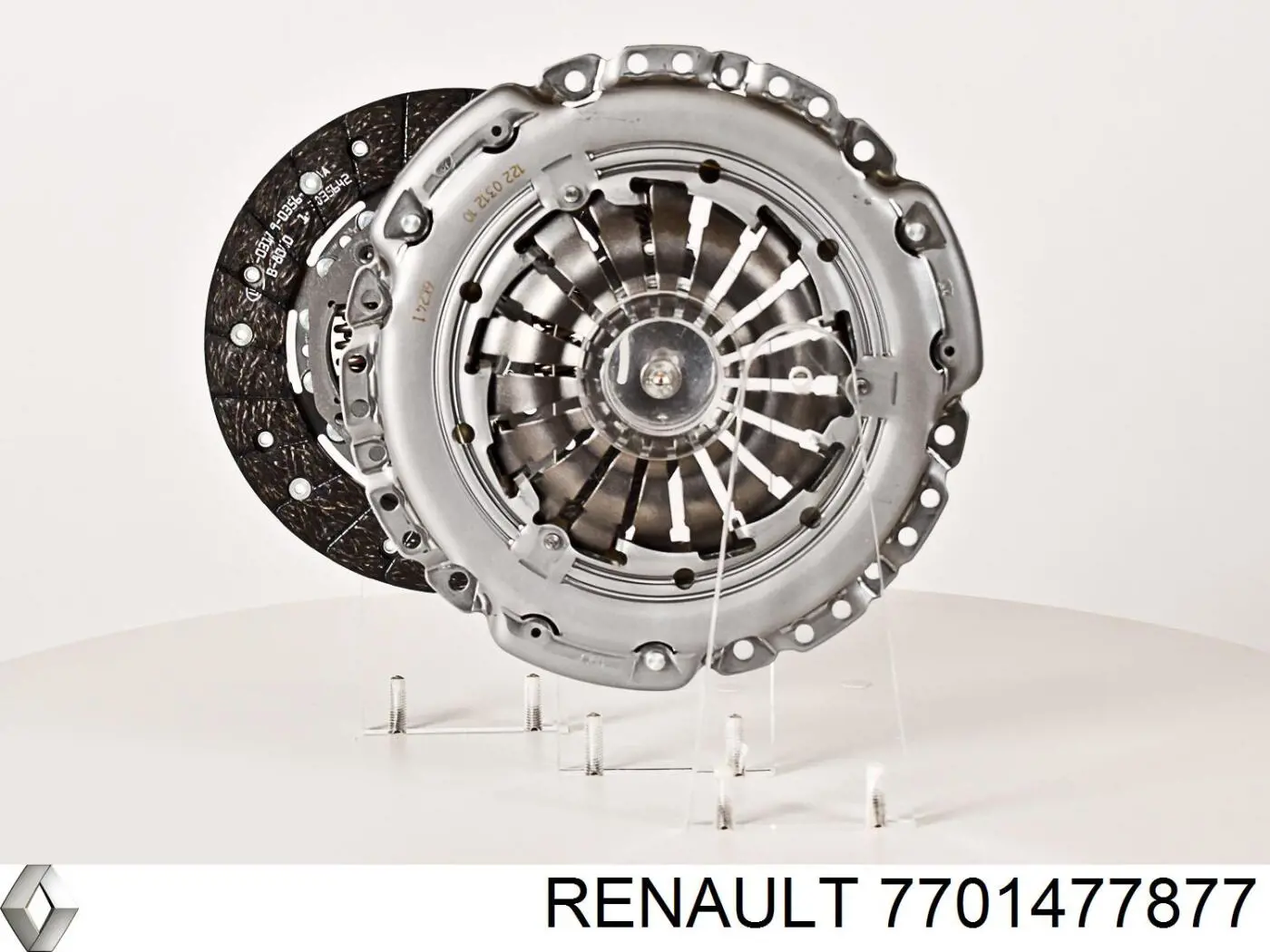 7701477877 Renault (RVI) kit de embrague (3 partes)