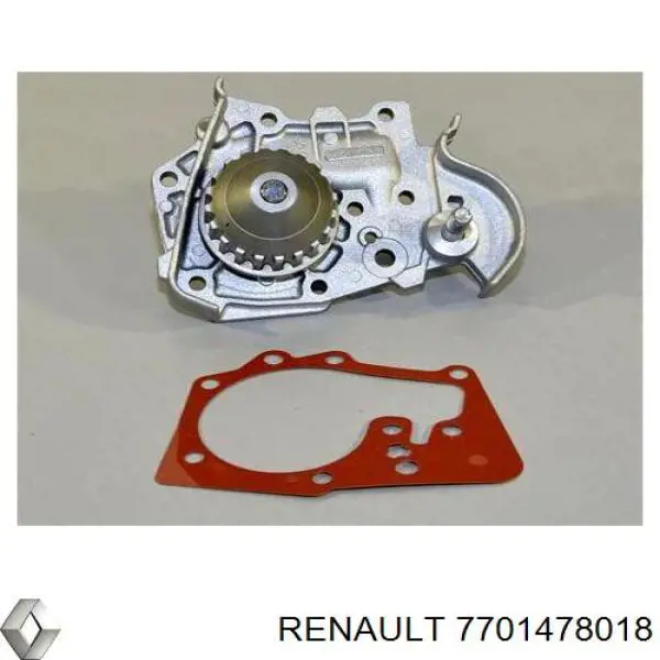 7701478018 Renault (RVI) bomba de agua