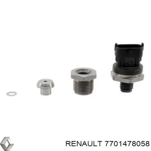 7701478058 Renault (RVI) sensor de presión de combustible