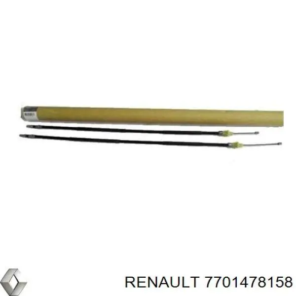 Cable de freno de mano trasero derecho/izquierdo Renault (RVI) 7701478158 precio, desde 22,22 EUR