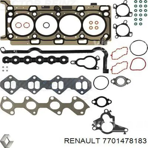 Juego de juntas superiores de motor Renault (RVI) 7701478183 precio, desde 94,43 EUR