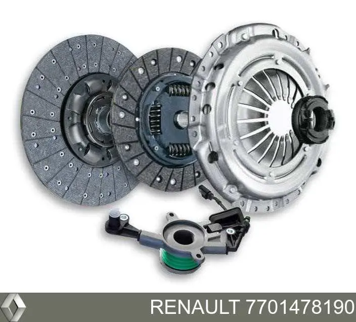 Comprar 7701478190 Renault (RVI) Kit de embrague completo