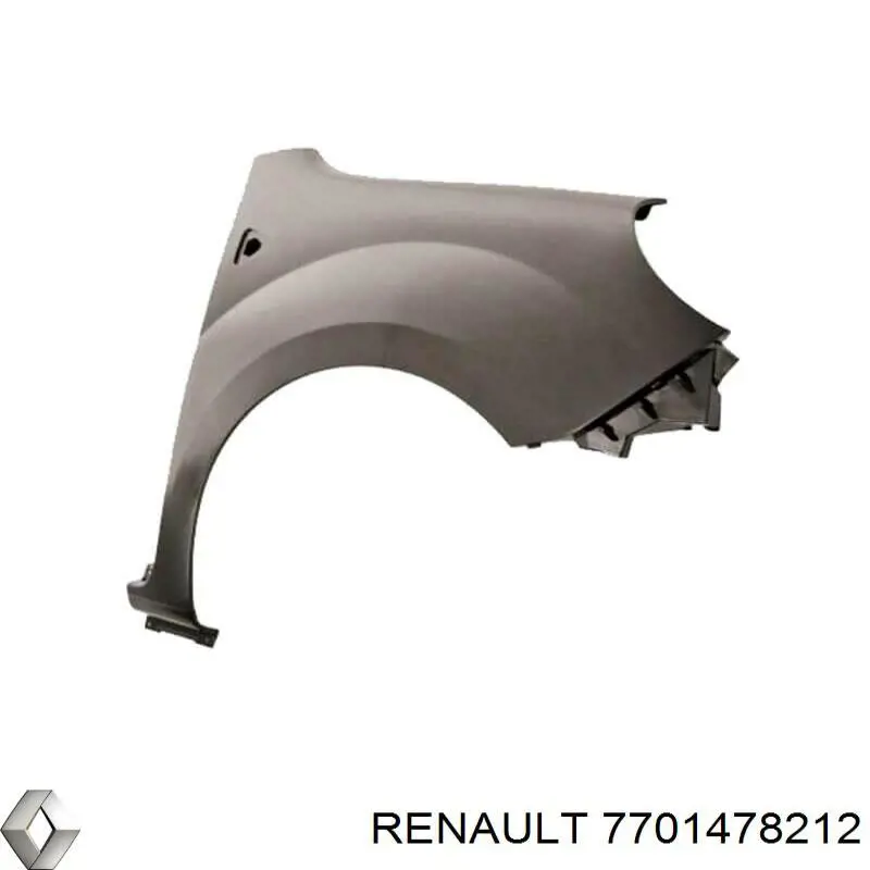 7701478212 Renault (RVI) guardabarros delantero derecho