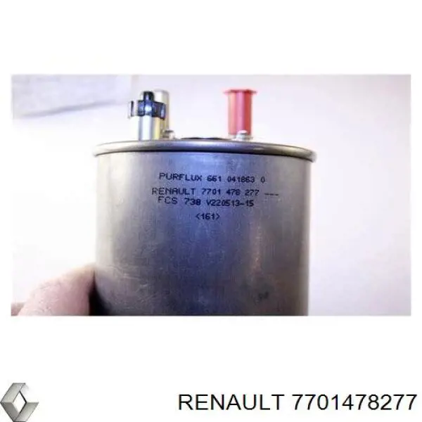 7701478277 Renault (RVI) filtro combustible