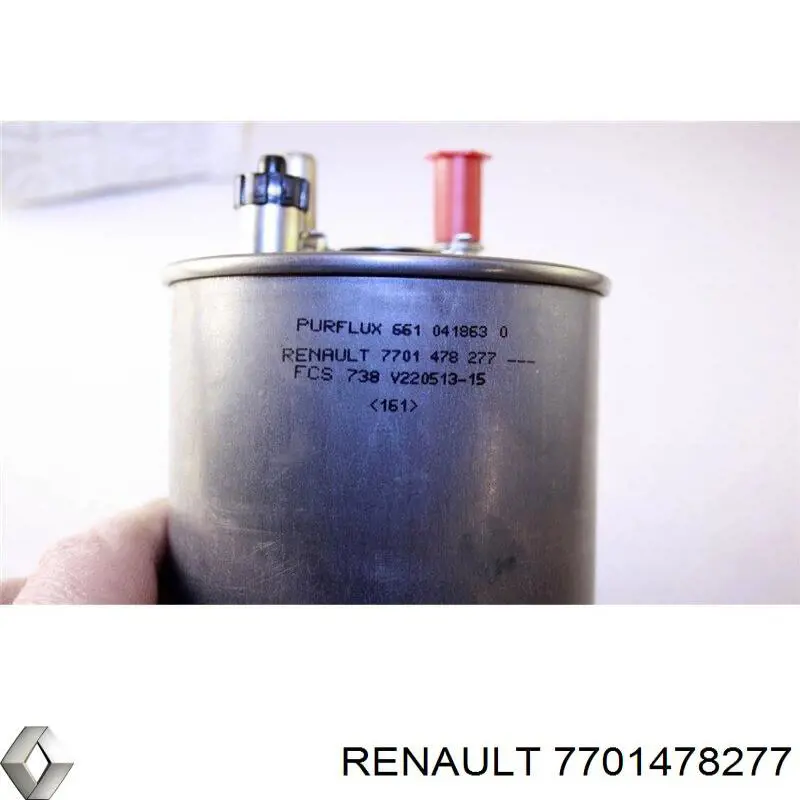Filtro de combustible 7701478277 Renault (RVI)