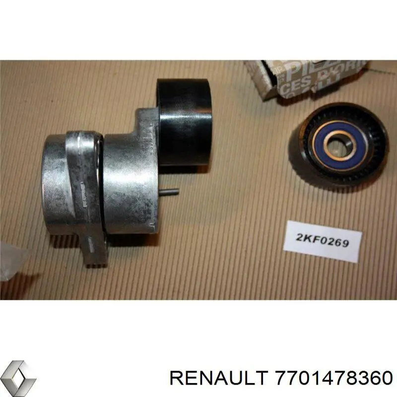 7701478360 Renault (RVI) correa de transmision, juego completo