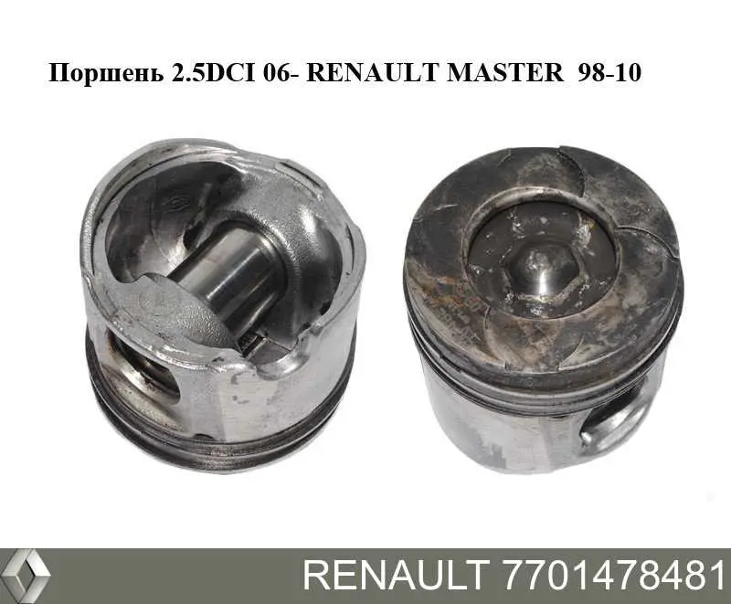 7701478481 Renault (RVI) pistón