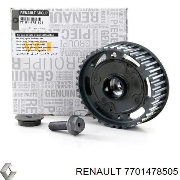 Comprar 7701478505 Renault (RVI) Rueda dentada del árbol de levas de admisión