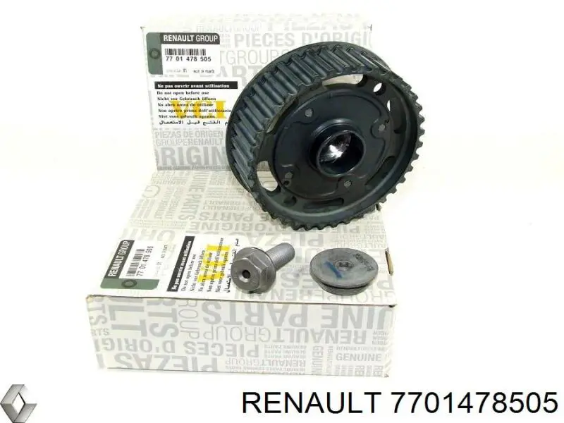 Comprar 7701478505 Renault (RVI) Rueda dentada del árbol de levas de admisión