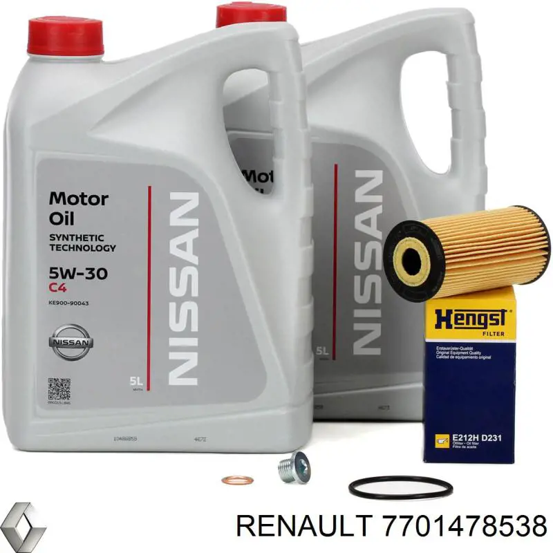 7701478538 Renault (RVI) Filtro aceite