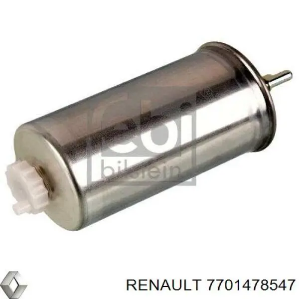 7701478547 Renault (RVI) filtro combustible