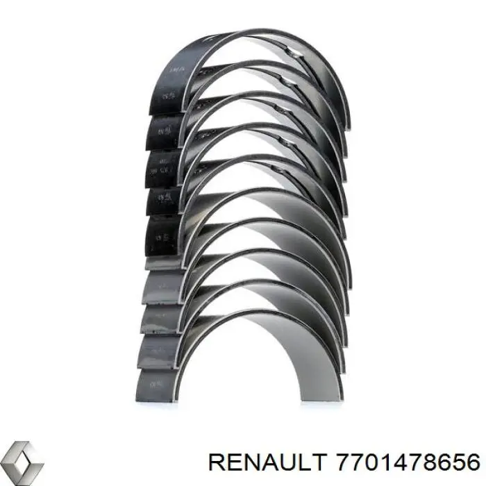 7701478656 Renault (RVI) juego de cojinetes de cigüeñal, estándar, (std)