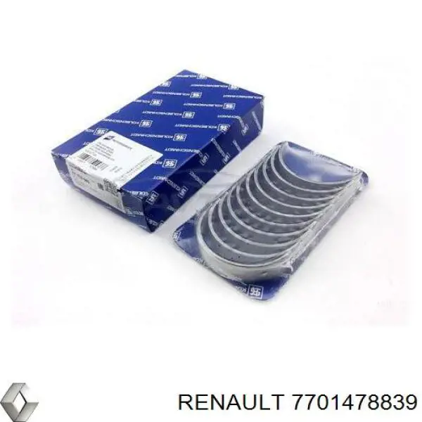 Comprar 7701478839 Renault (RVI) Juego de cojinetes de cigüeñal, estándar, STD
