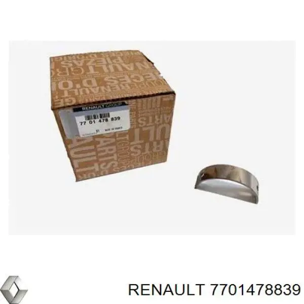 7701478839 Renault (RVI) juego de cojinetes de cigüeñal, estándar, (std)