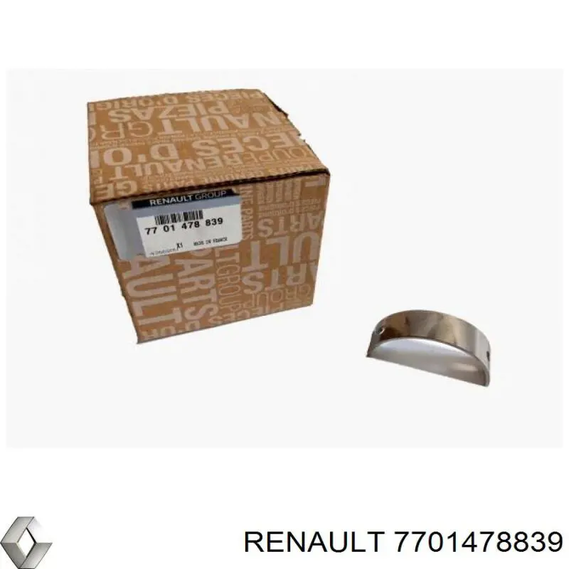 Juego de cojinetes de cigüeñal, estándar, STD Renault (RVI) 7701478839 precio, desde 29,90 EUR