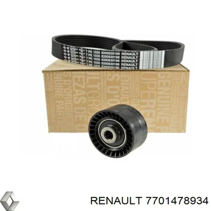 Correa de transmisión, juego Renault (RVI) 7701478934 precio, desde 54,50 EUR
