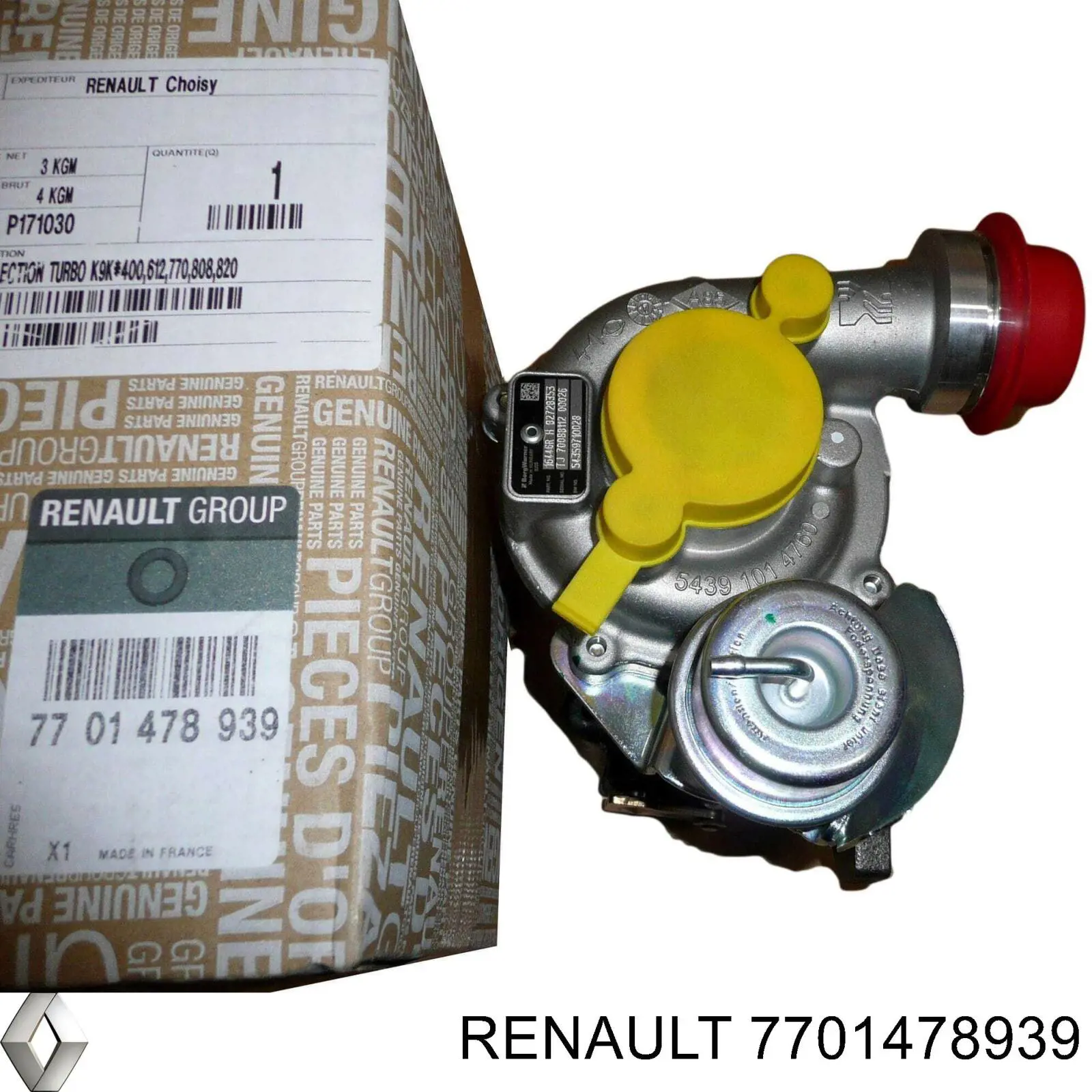 Turbocompresor Renault (RVI) 7701478939 precio, desde 205,19 EUR