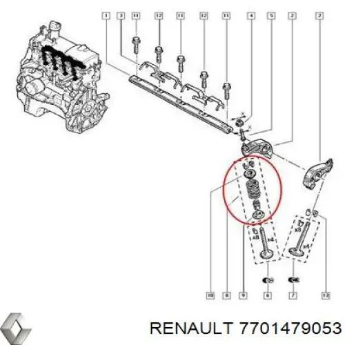 Renault (RVI) 7701479053 precio, desde  EUR