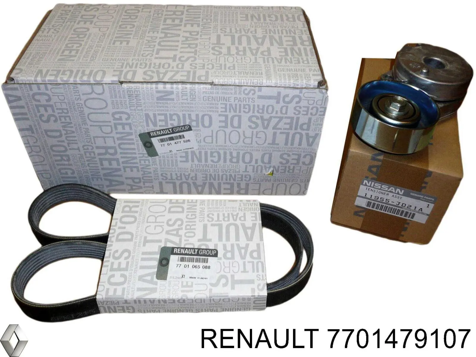 7701479107 Renault (RVI) correa de transmisión