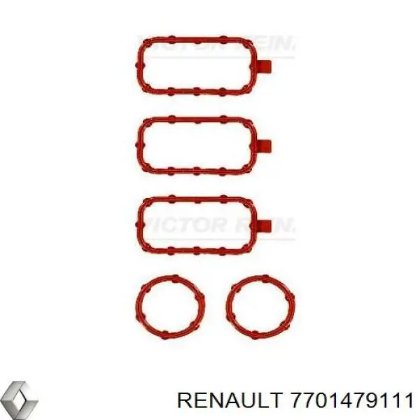 7701479111 Renault (RVI) Juego de juntas de tapa de balancines