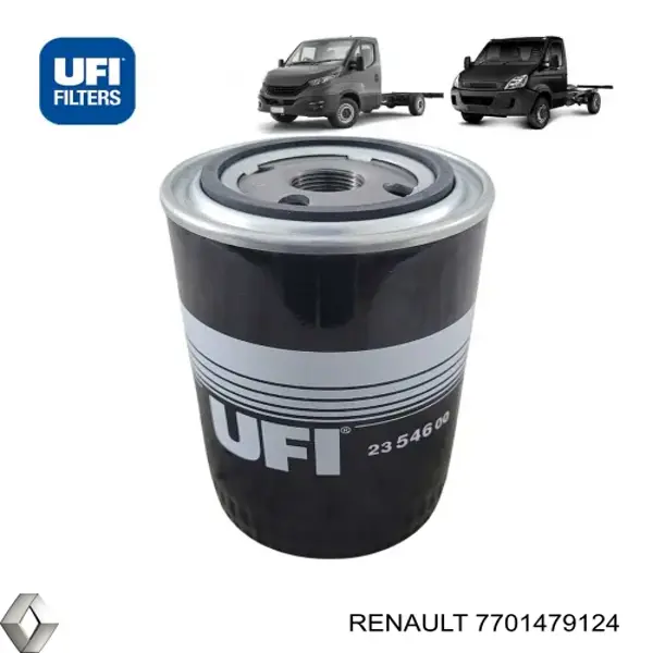 Filtro de aceite motor Renault (RVI) 7701479124
