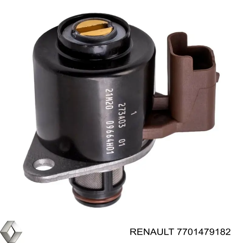 Válvula reguladora de presión del sistema common rail 7701479182 Renault (RVI)