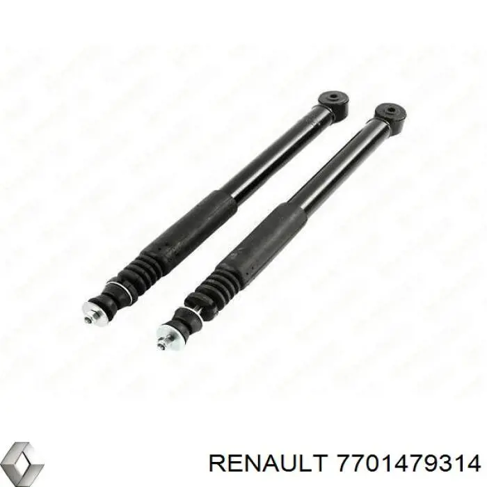 Amortiguadores posteriores para Renault Clio (LU)