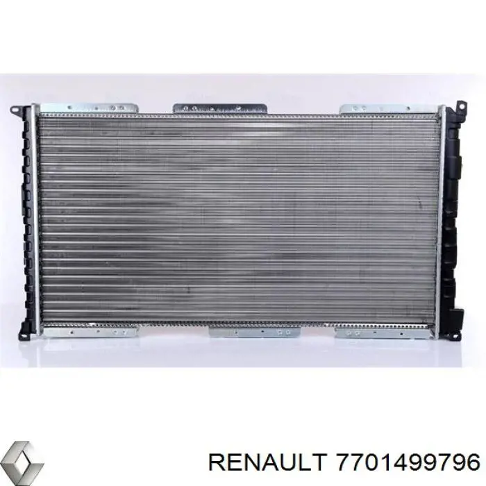 7701499796 Renault (RVI) radiador