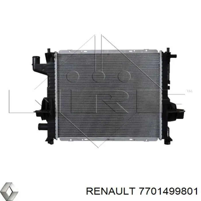 7701499801 Renault (RVI) radiador refrigeración del motor