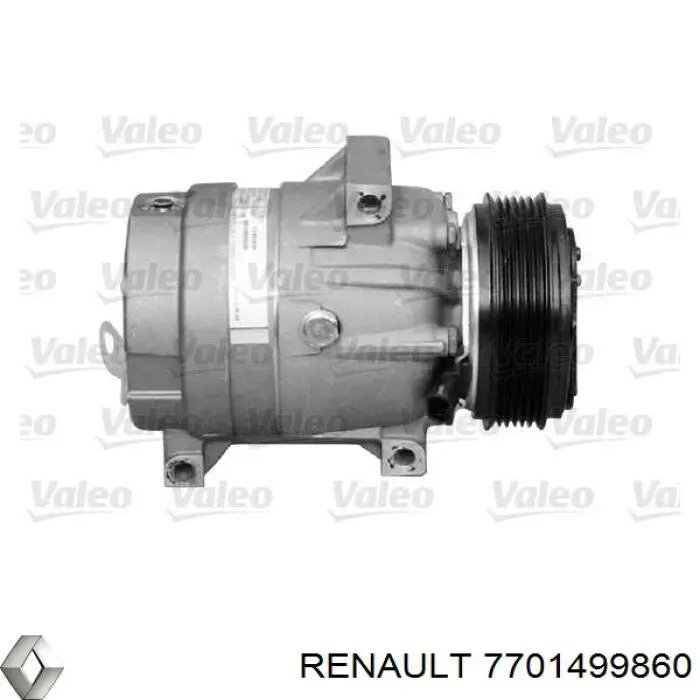 7701499860 Renault (RVI) compresor de aire acondicionado