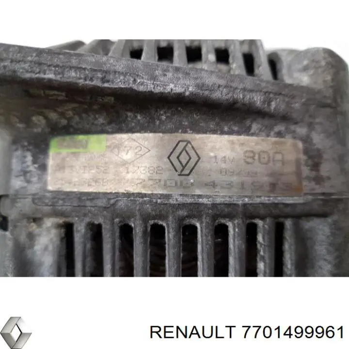 7701499961 Renault (RVI) alternador