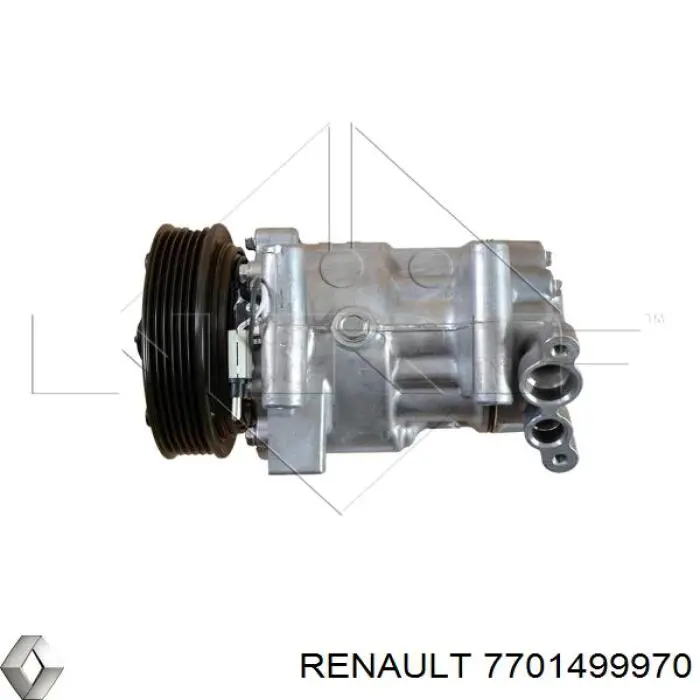 7701499970 Renault (RVI) compresor de aire acondicionado