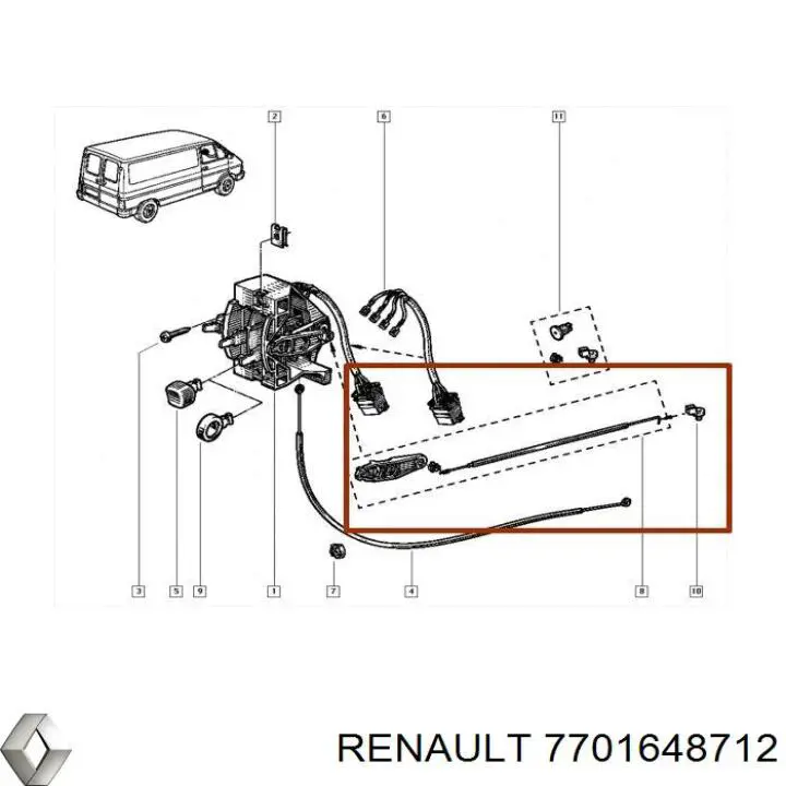 Paragolpes trasero, parte izquierda para Renault Trafic (TXW)