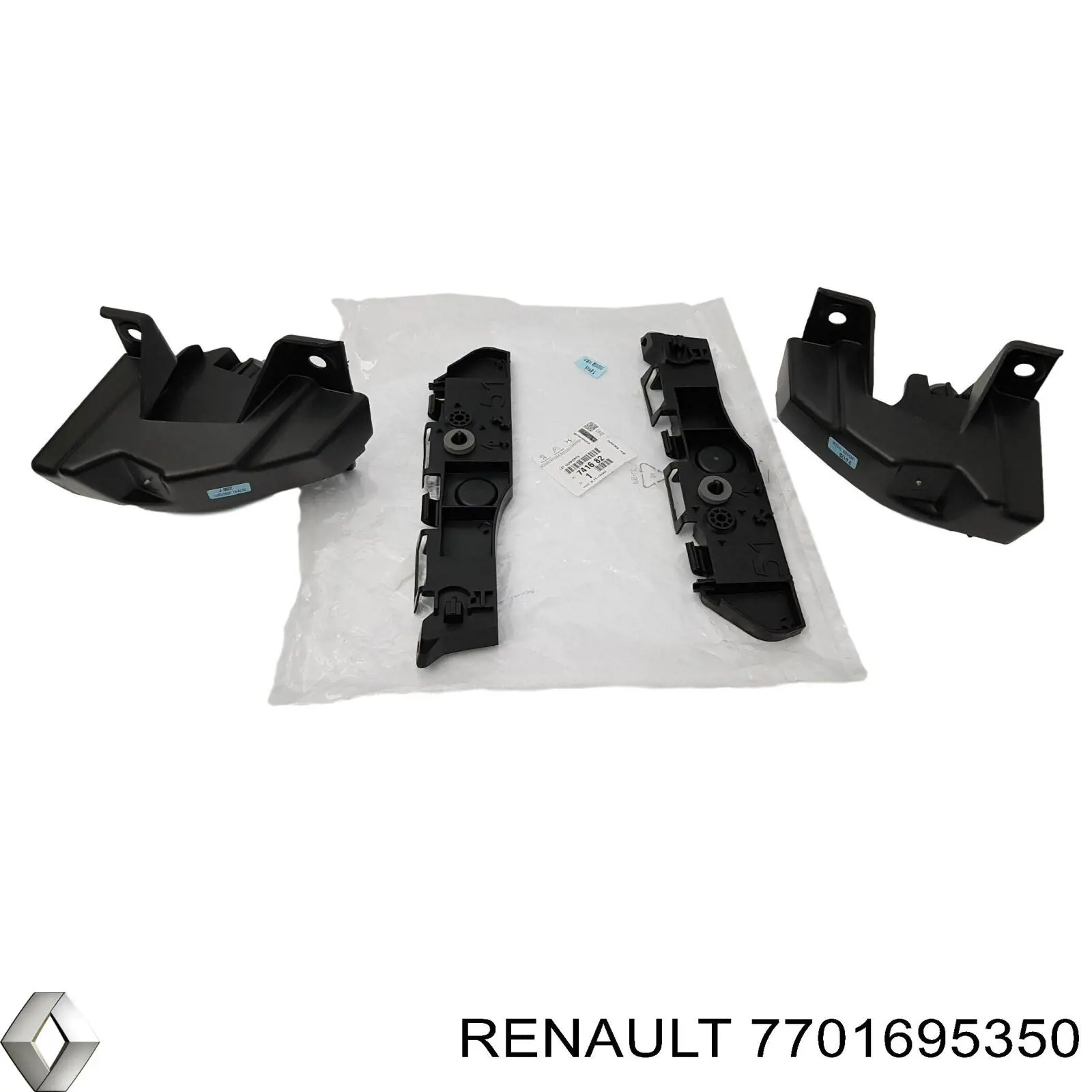 7701695350 Renault (RVI) soporte de parachoques delantero izquierdo