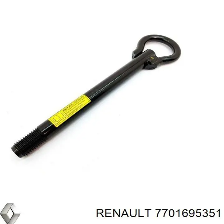 Soporte de parachoques delantero derecho 7701695351 Renault (RVI)