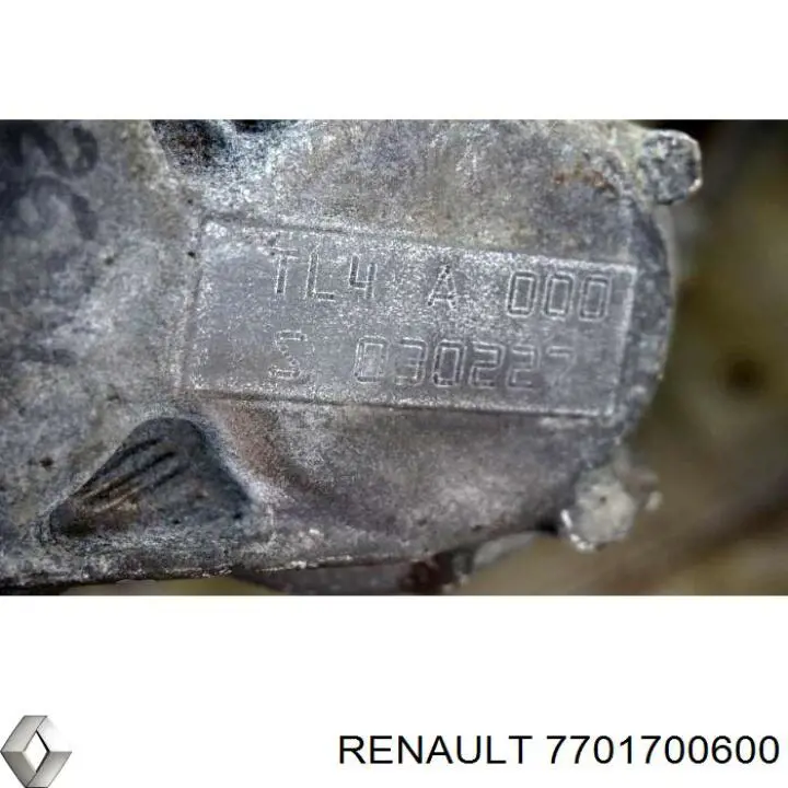 Caja de cambios manual Renault (RVI) 7701700600
