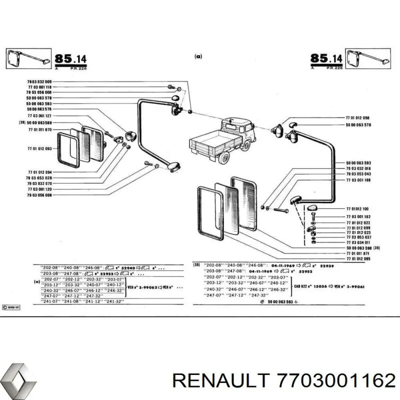 7703101498 Renault (RVI) 