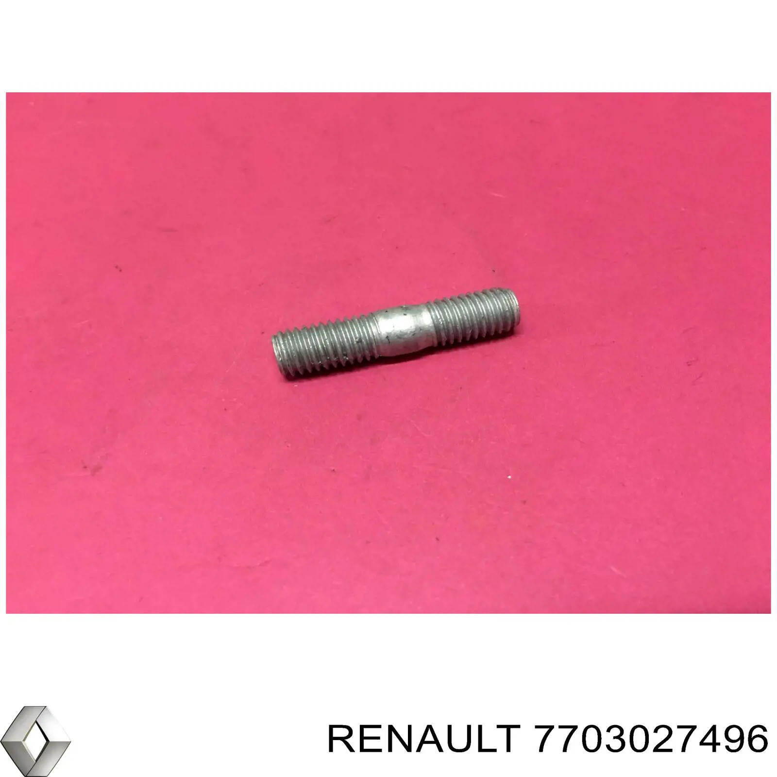 7703027496 Renault (RVI) tornillo de culata