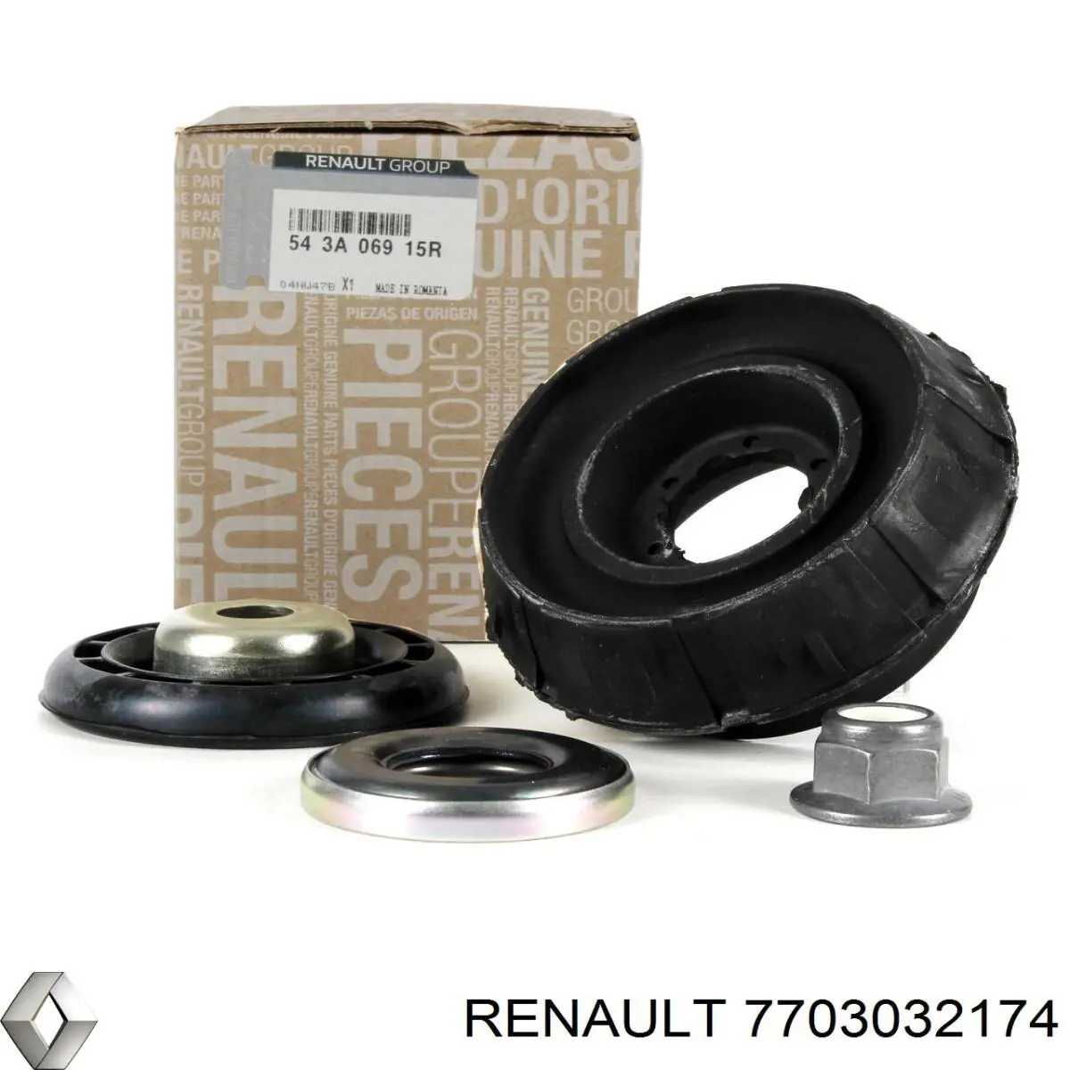 Tuerca del vástago del amortiguador delantero Renault (RVI) 7703032174 precio, desde 5,19 EUR