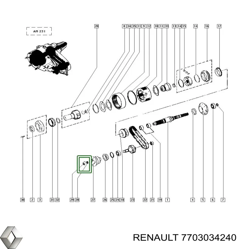 7703034240 Renault (RVI)