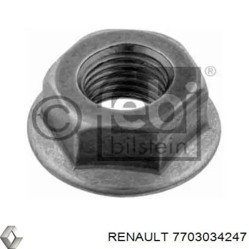Tuerca de rótula de suspensión delantera Renault (RVI) 7703034247 precio, desde 1,97 EUR