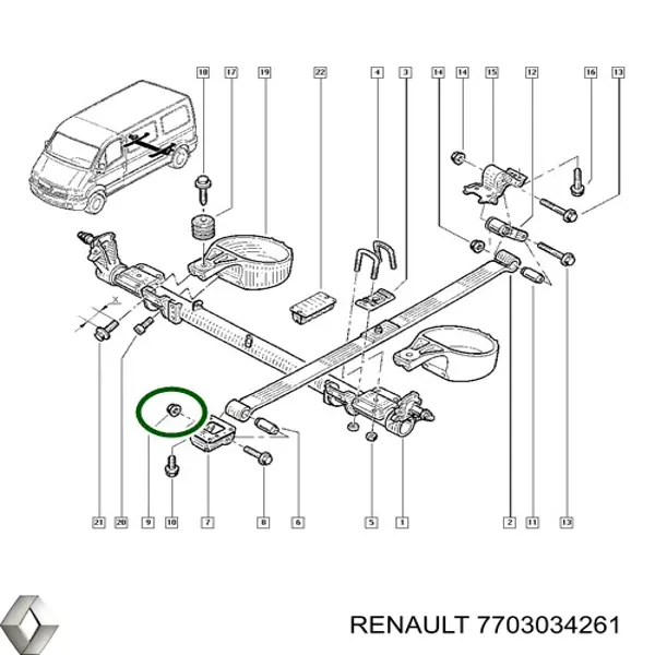  Renault (RVI) 7703034261 precio, desde  EUR