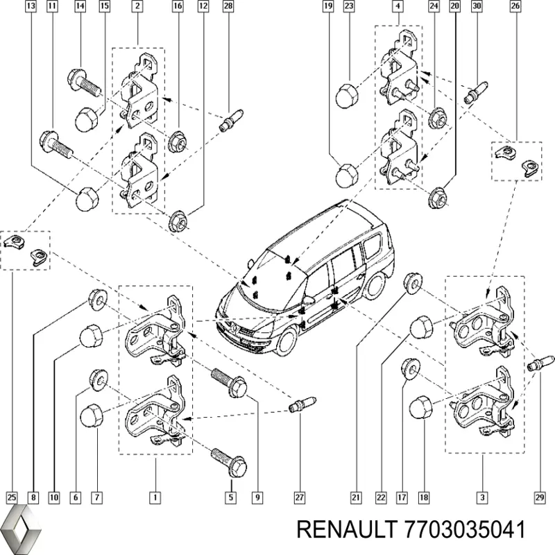  Renault (RVI) 7703035041 precio, desde 2,89 EUR