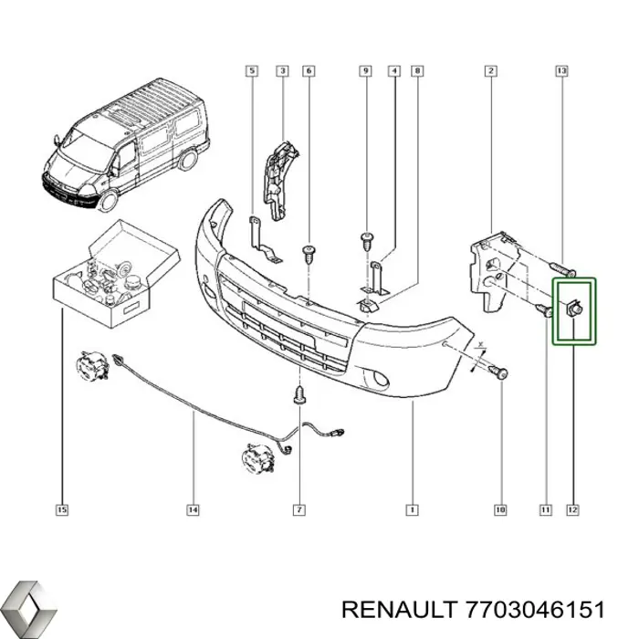 7703046151 Renault (RVI)