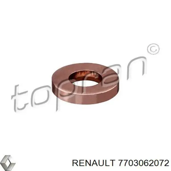 7703062072 Renault (RVI) junta de inyectores
