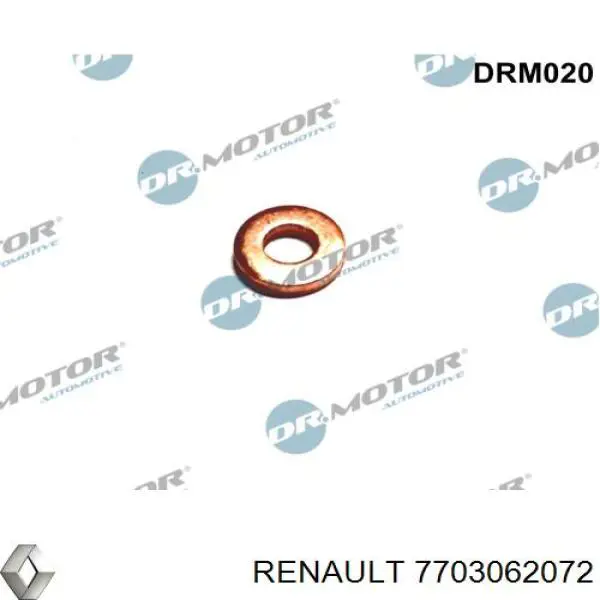 Comprar 7703062072 Renault (RVI) Junta de inyectores
