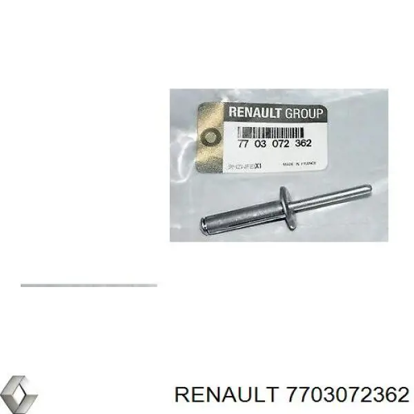 Comprar 6973A4 Peugeot/Citroen Remache de zapata de freno de tambor
